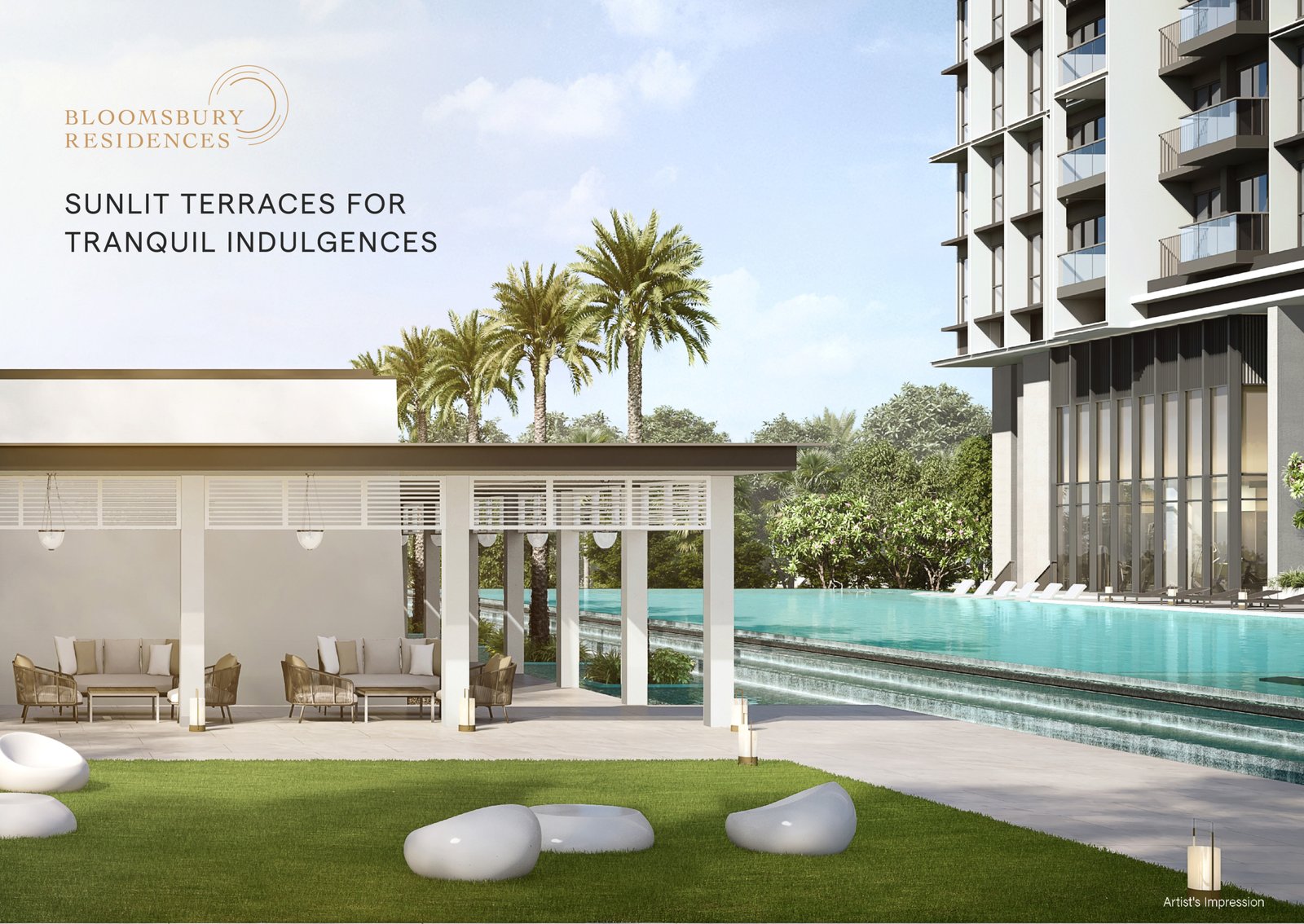 Bloomsbury – lawn and reading veranda