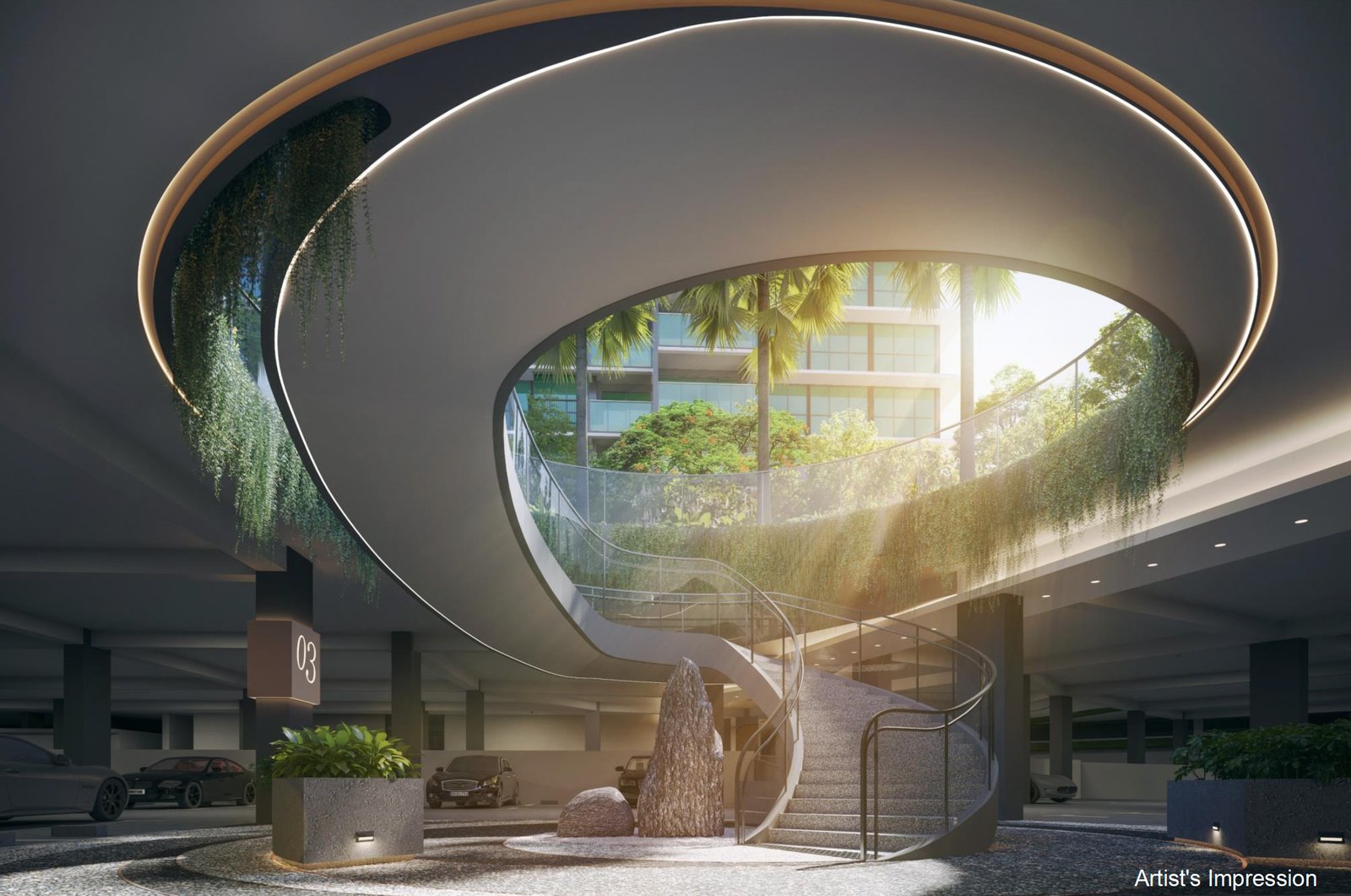 CP Botanical Stairway